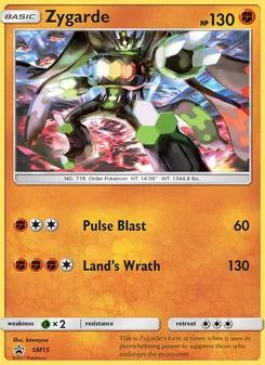 Zygarde — Sol e Lua Promos SM15