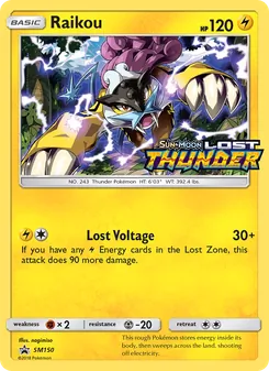 Raikou — Sol e Lua Promos SM150