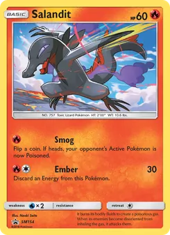 Salandit — Sol e Lua Promos SM154