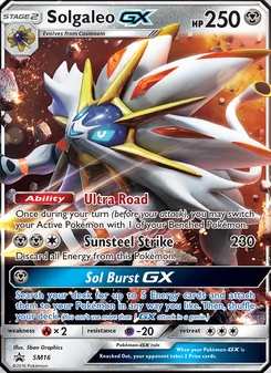 Solgaleo GX — Sol e Lua Promos SM16