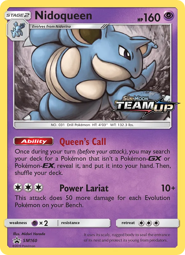 Nidoqueen — Sol e Lua Promos SM160