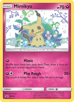 Mimikyu — Sol e Lua Promos SM163
