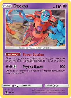 Deoxys — Sol e Lua Promos SM164