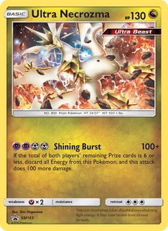 Ultra Necrozma — Sol e Lua Promos SM165