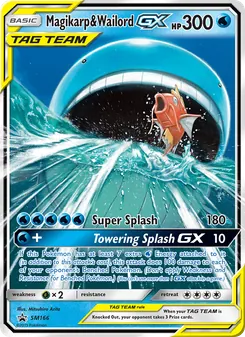 Magikarp e Wailord GX — Sol e Lua Promos SM166