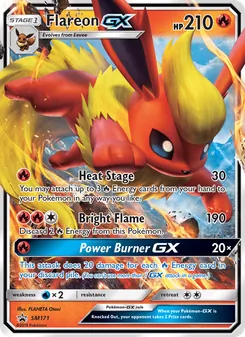 Flareon GX — Sol e Lua Promos SM171