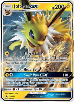 Jolteon GX — Sol e Lua Promos SM173