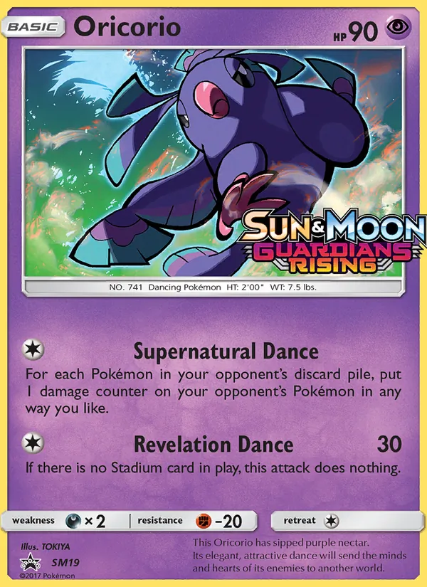 Oricorio — Sol e Lua Promos SM19