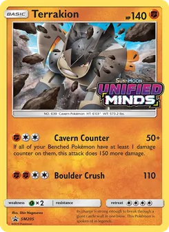 Terrakion — Sol e Lua Promos SM205
