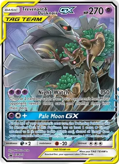 Trevenant e Dusknoir GX — Sol e Lua Promos SM217