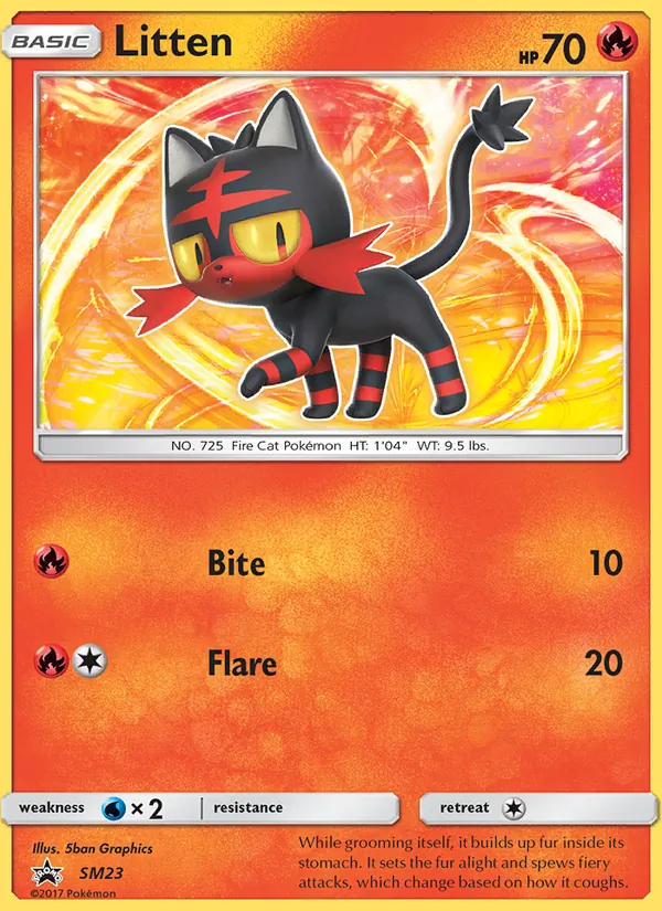 Litten — Sol e Lua Promos SM23