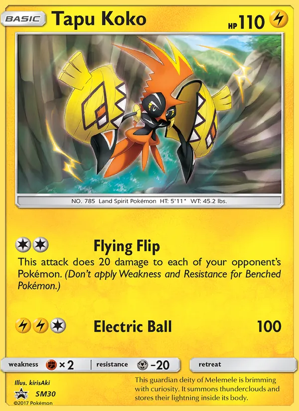 Tapu Koko — Sol e Lua Promos SM30