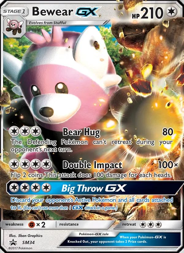 Bewear GX — Sol e Lua Promos SM34