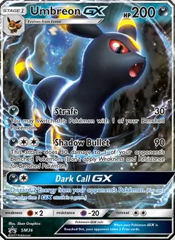 Umbreon GX — Sol e Lua Promos SM36