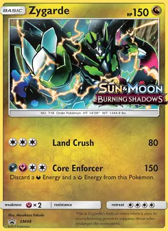 Zygarde — Sol e Lua Promos SM48