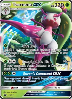 Tsareena GX — Sol e Lua Promos SM56