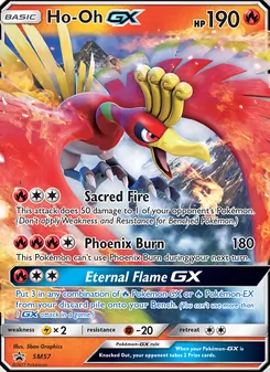 Ho-Oh GX — Sol e Lua Promos SM57