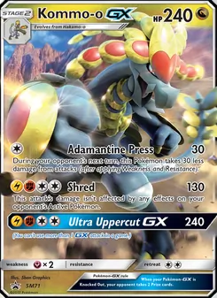 Kommo-o GX — Sol e Lua Promos SM71
