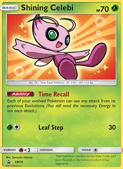 Celebi Luminescente — Sol e Lua Promos SM79