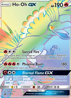 Ho-Oh GX — Sol e Lua Promos SM80