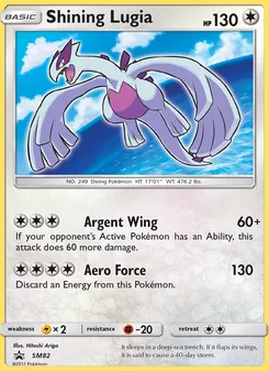 Lugia Luminescente — Sol e Lua Promos SM82