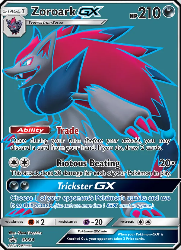 Zoroark GX — Sol e Lua Promos SM84