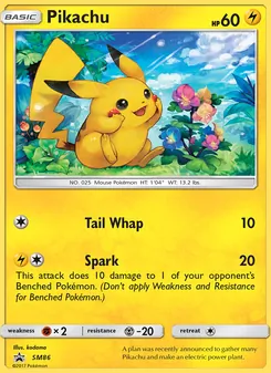 Pikachu — Sol e Lua Promos SM86
