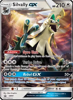 Silvally GX — Sol e Lua Promos SM91