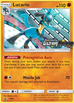 Lucario — Sol e Lua Promos SM95