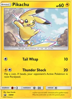 Pikachu — Sol e Lua Promos SM98