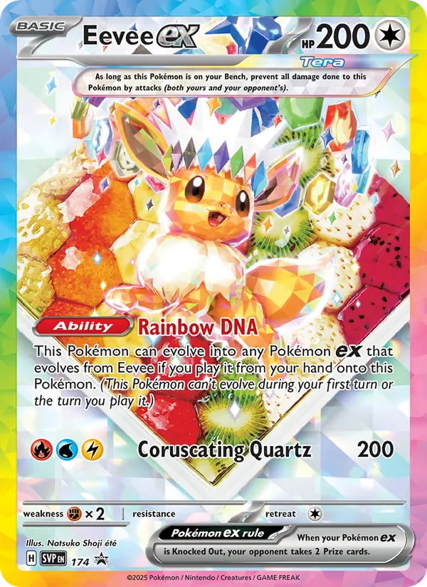 Eevee ex — SVP Black Star Promos 174