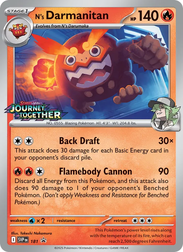 Darmanitan do N — SVP Black Star Promos 181