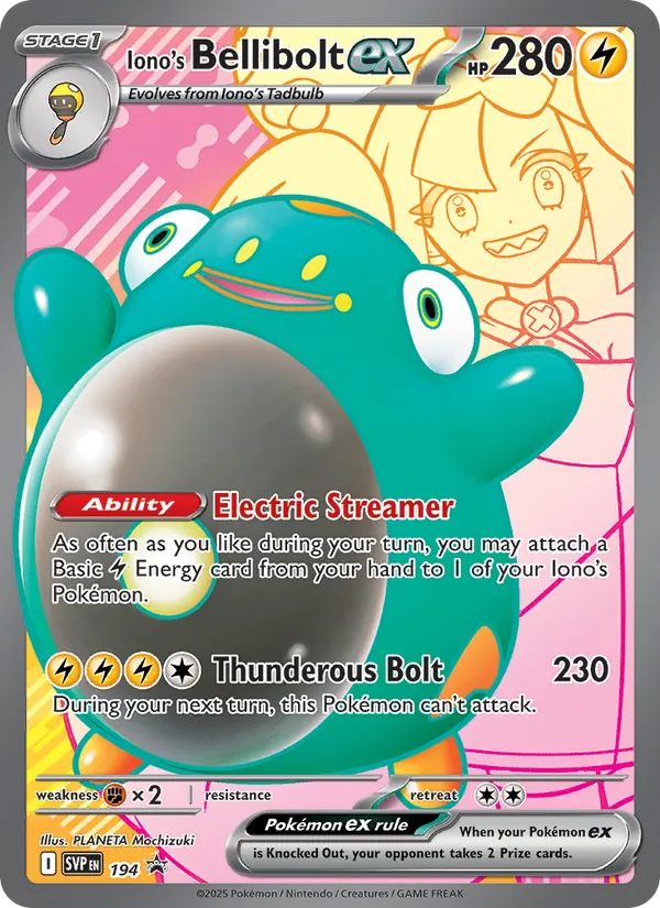 Bellibolt ex da Kissera — SVP Black Star Promos 194