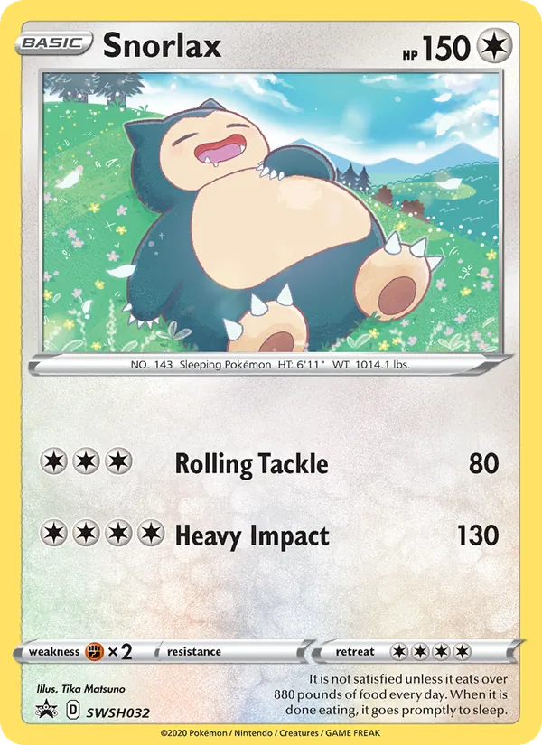 Snorlax — ESES Promos SWSH032