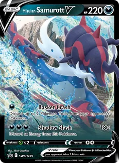 Samurott de Hisui V — ESES Promos SWSH239