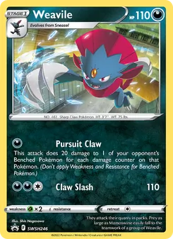 Weavile — ESES Promos SWSH246