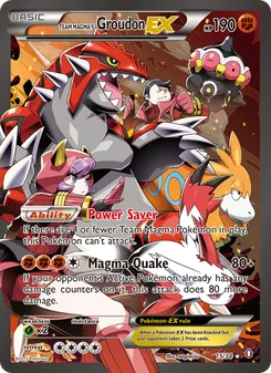 Groudon-EX da Equipe Magma — Crise Dupla 15