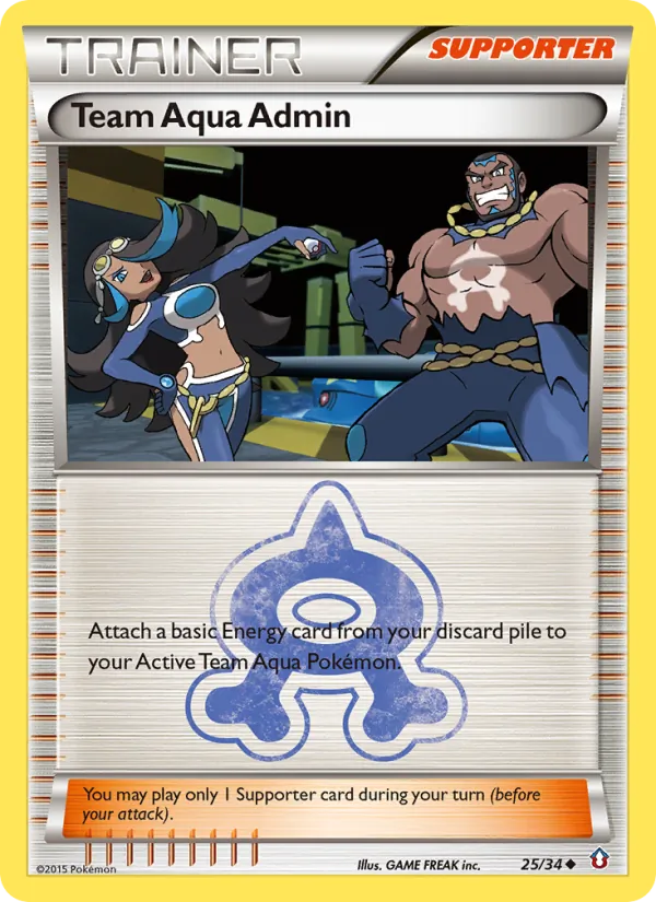 Admin. da Equipe Aqua — Crise Dupla 25