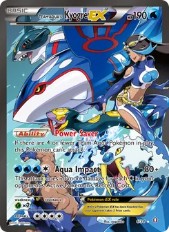 Kyogre-EX da Equipe Aqua — Crise Dupla 6