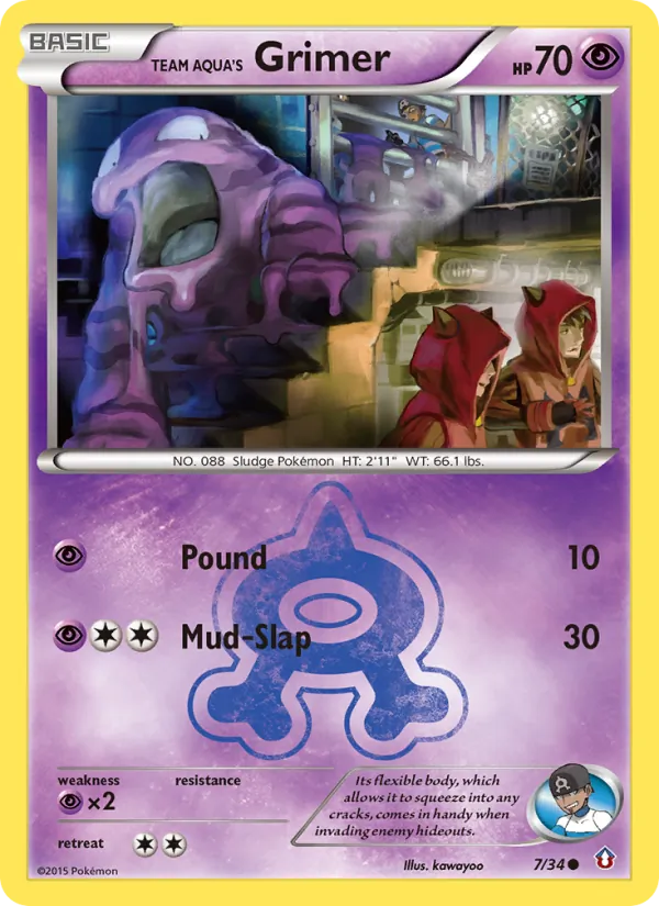 Grimer da Equipe Aqua — Crise Dupla 7