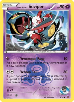 Seviper da Equipe Aqua — Crise Dupla 9