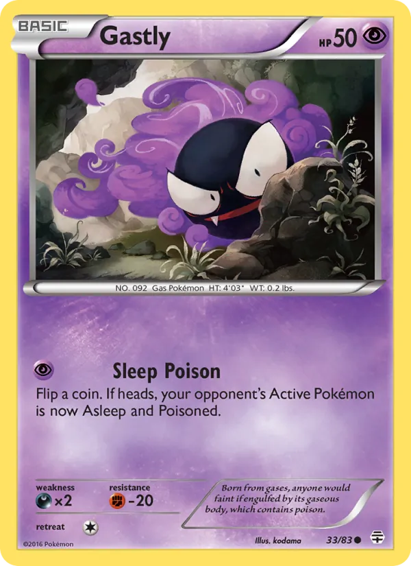 Gastly — Gerações 33
