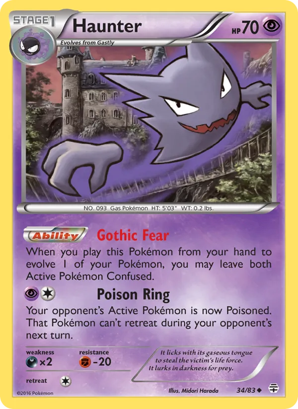 Haunter — Gerações 34
