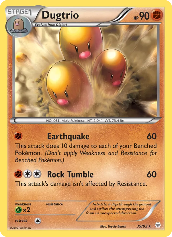 Dugtrio — Gerações 39