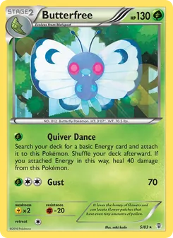 Butterfree — Gerações 5
