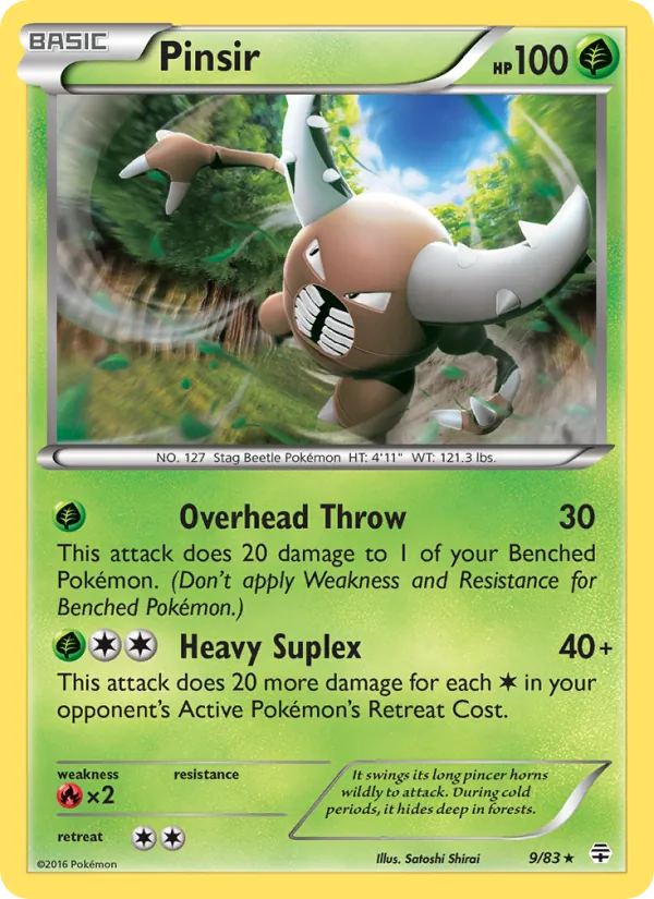Pinsir — Gerações 9