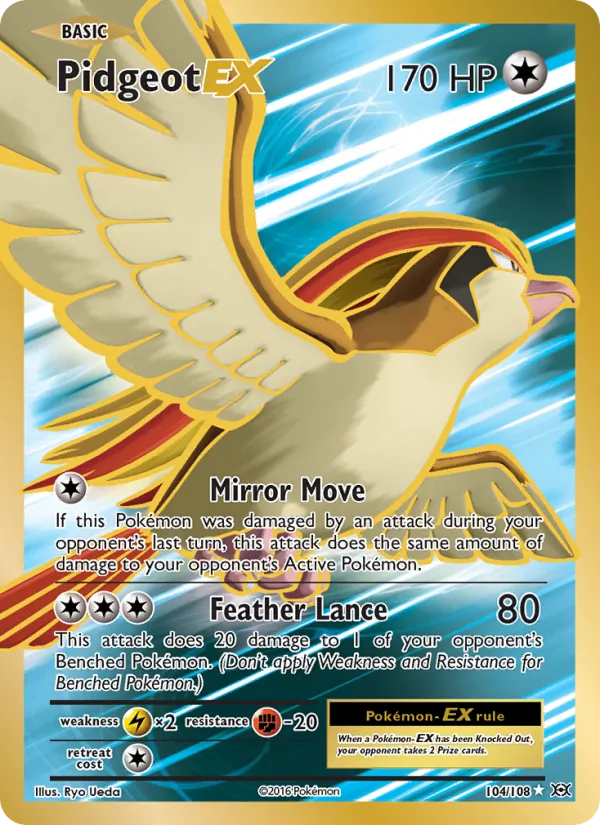 Pidgeot EX — Evoluções 104