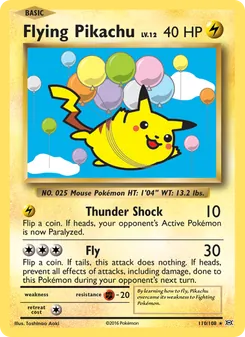 Pikachu Voador — Evoluções 110