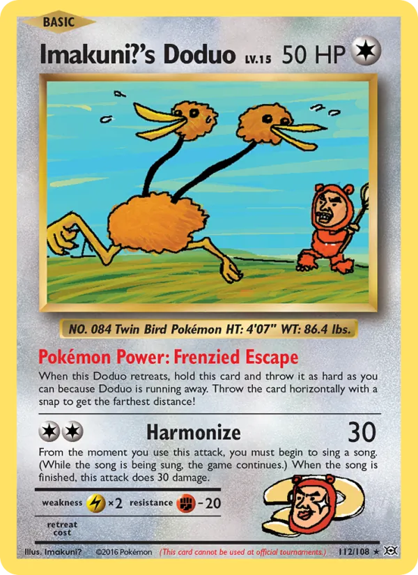 Doduo de Imakuni? — Evoluções 112
