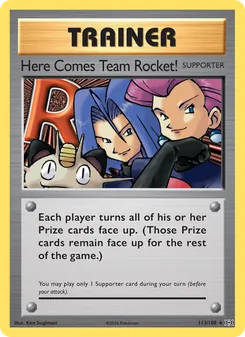 Lá vem a Equipe Rocket! — Evoluções 113